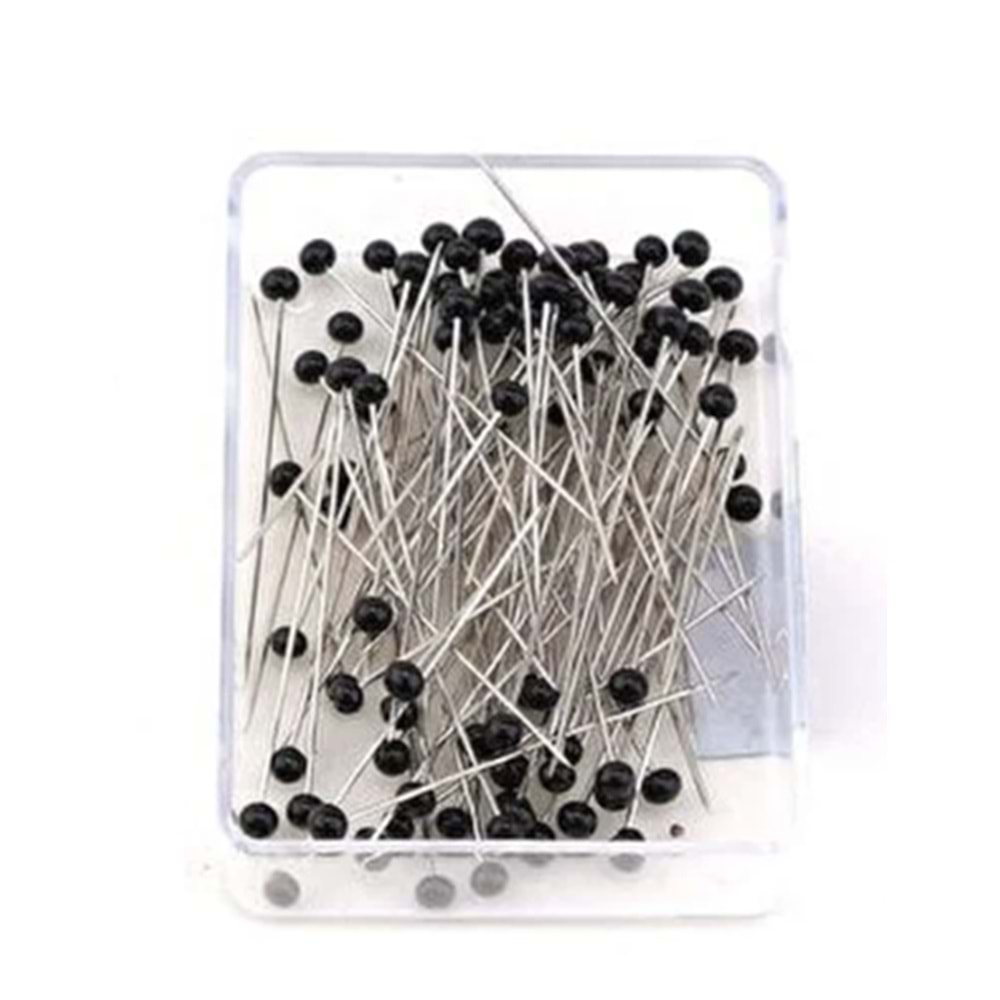 BELLAHOUSE 50Lİ TOPLU İĞNE SİYAH BX20