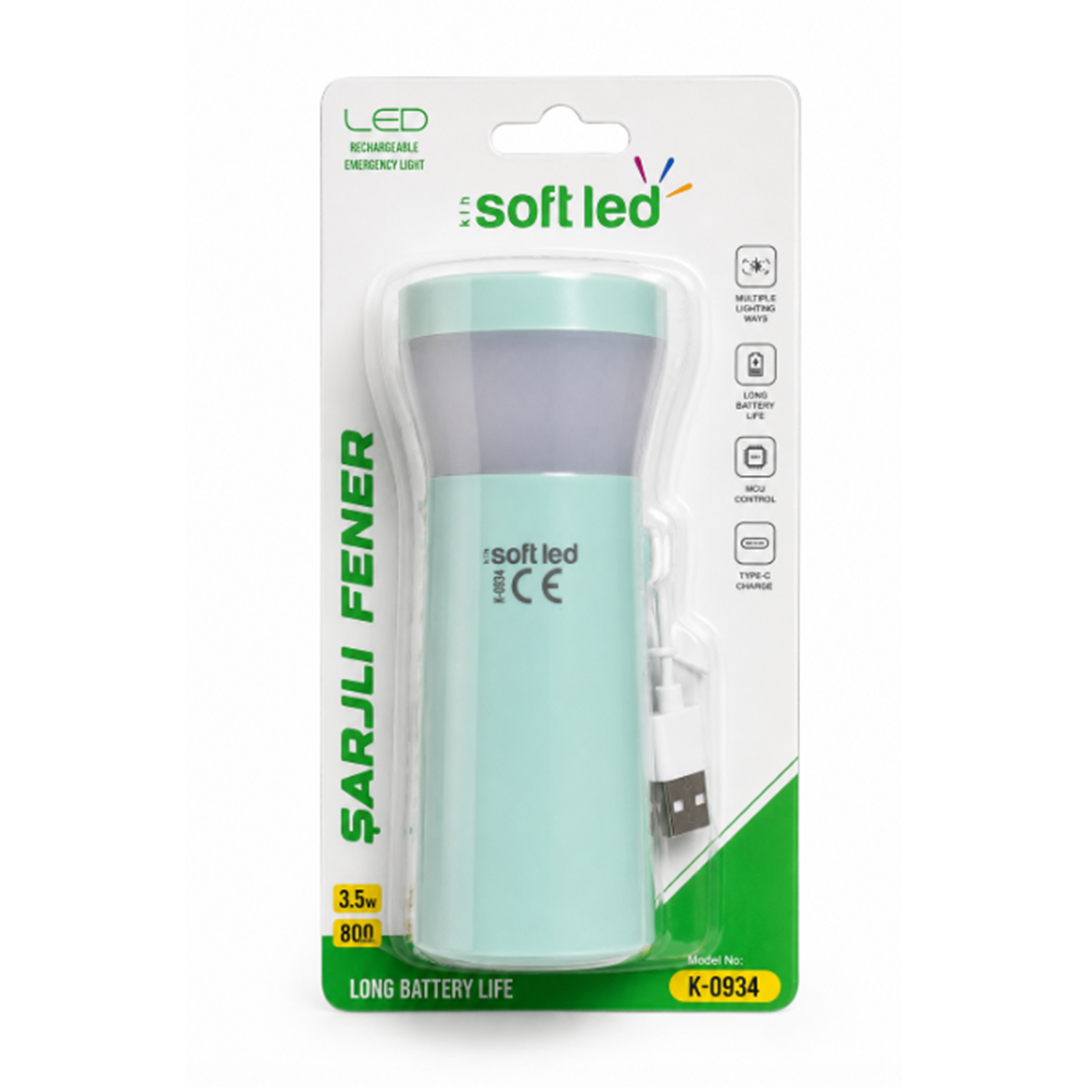 SOFT LED EL FENERİ 3,5W K-0934