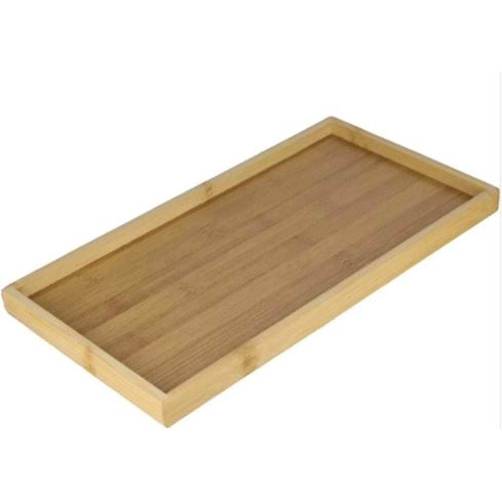 KRD BAMBOO DİKDÖRTGEN SUNUMLUK 35*18*2CM