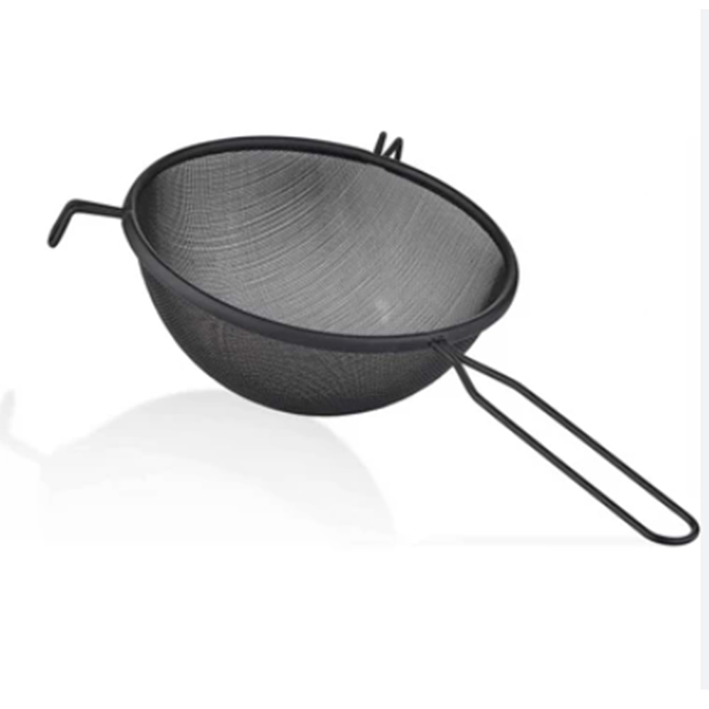 KRD SİYAH METAL SAPLI KÜÇÜK BOY SÜZGEÇ