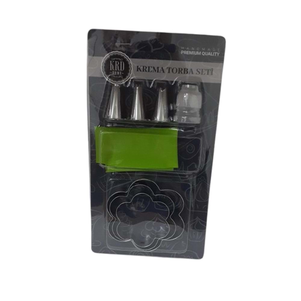 KRD 8 PARÇA KREMA TORBA SETİ