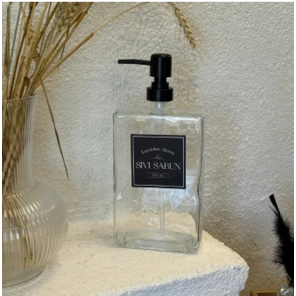 KRD HOME OTANTİK CAM SIVI SABUNLUK 350ML