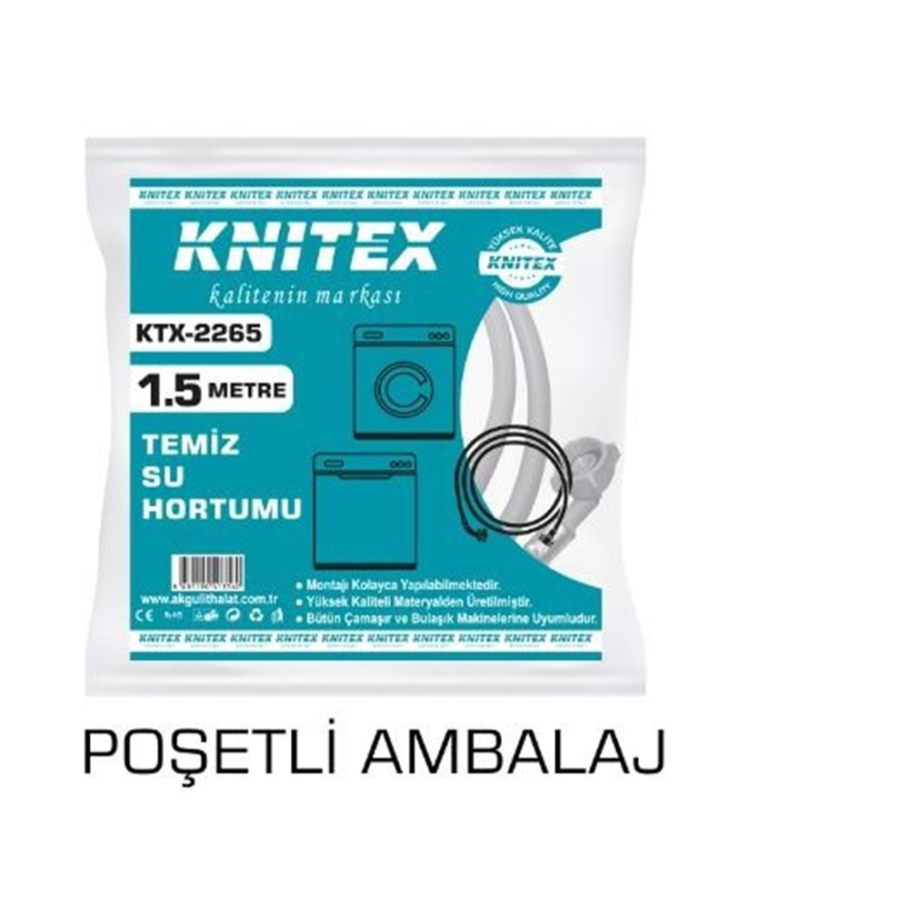 KNITEX TEMİZ SU HORTUMU 1,5MT TEKLİ KL80