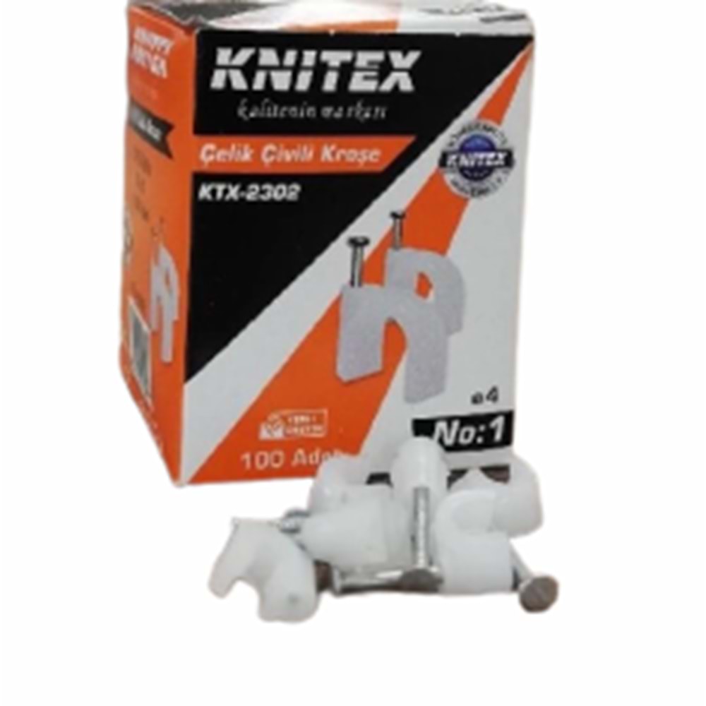 KNITEX KTX-2302 100LÜ 1 NO ÇELİK ÇİVİLİ KROŞE BX10