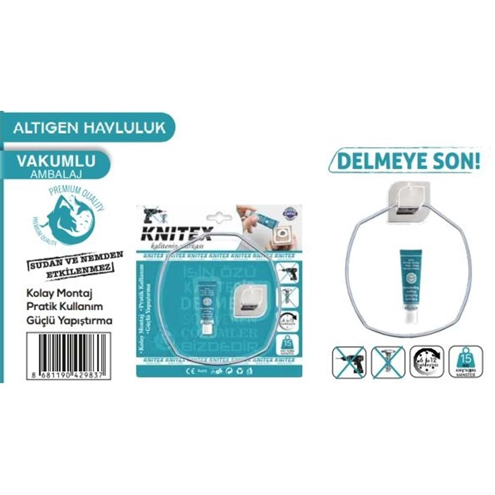 KNITEX YAPIŞKANLI ALTIGEN HAVLULUK