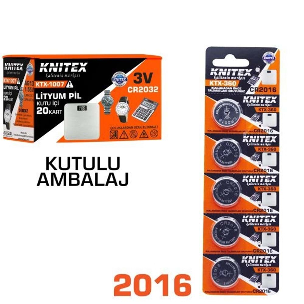 KNITEX PARA PİL 2016 BX20