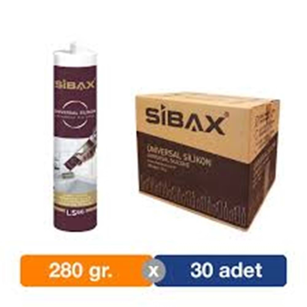 SİBAX LS66 ŞEFFAF SİLİKON 280GR