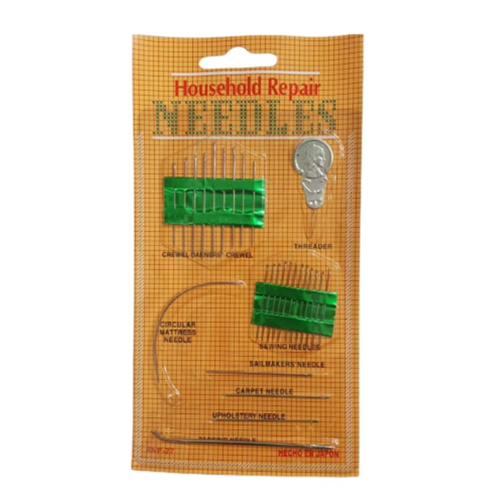 SARI KARTLI DİKİŞ İĞNE SETİ BX36