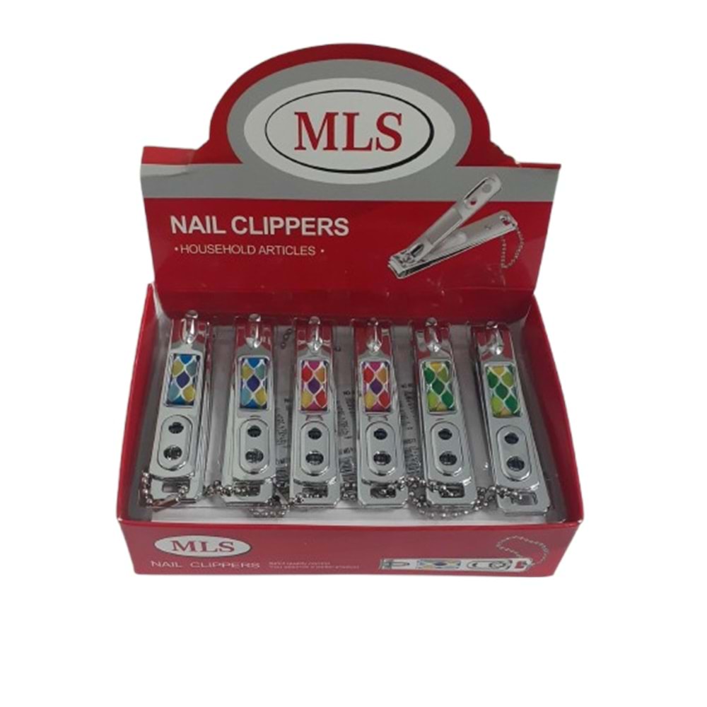 MLS RENKLİ METAL BÜYÜK TIRNAK MAKASI BX12