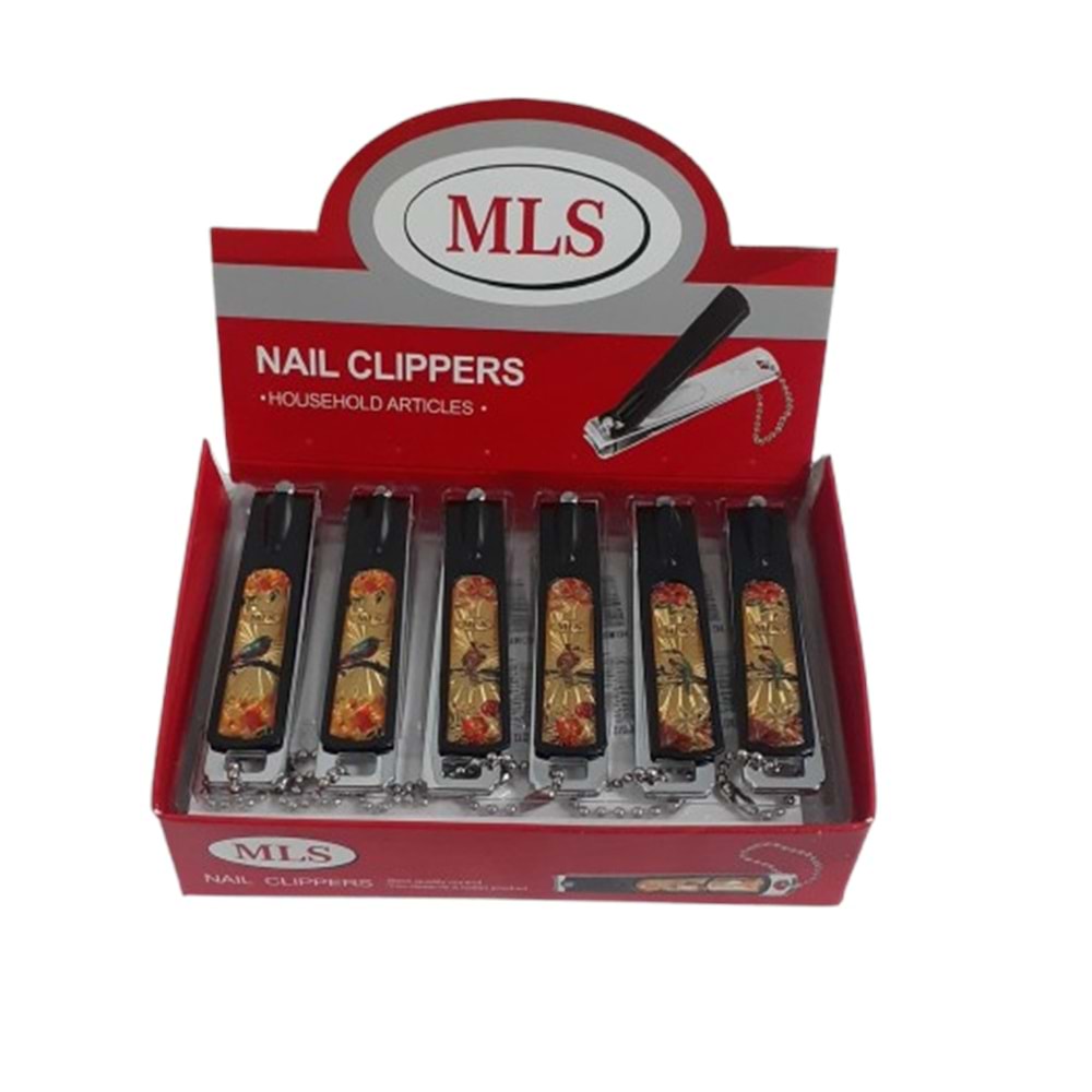 MLS SİYAH RENKLİ METAL BÜYÜK TIRNAK MAKASI BX12
