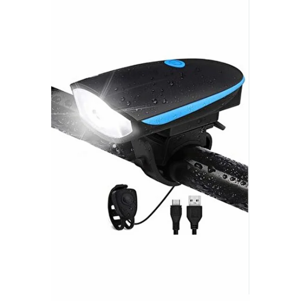 BİLTEX USB ŞARJ GİRİŞLİ IŞIKLI BİSİKLET KORNASI