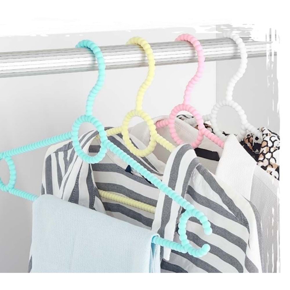 BONCUK ASKI 6'LIBONCUK CLOTHES HANGER 6 PCS