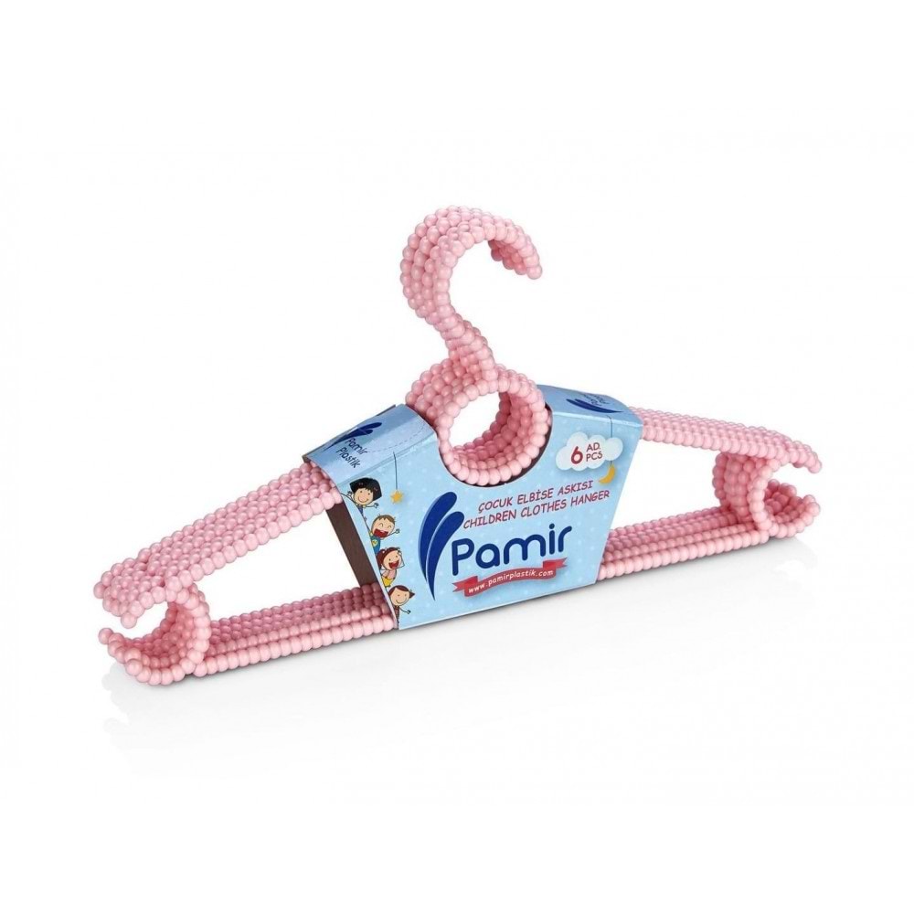 BONCUK ASKI 6'LIBONCUK CLOTHES HANGER 6 PCS