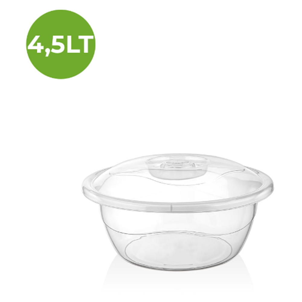 SEV 0 NO ŞEFFAF KAPAKLI HAMURLUK 4.5 LT