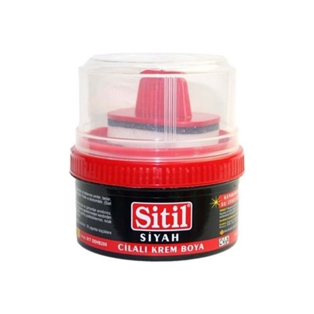 SİTİL SİYAH AYAKKABI BOYASI 50ML