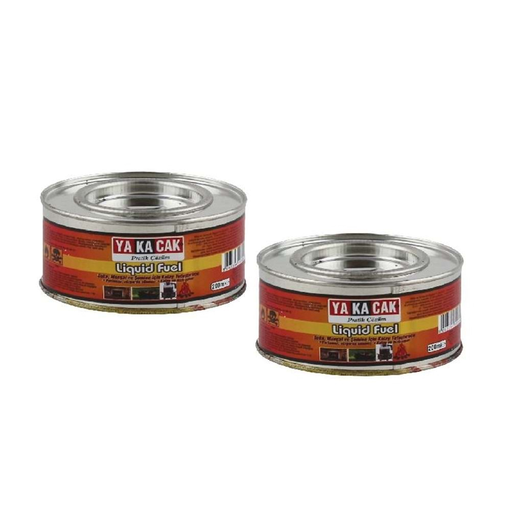 YAKACAK LİGUİD FUEL 200ML TENEKE JEL KL80