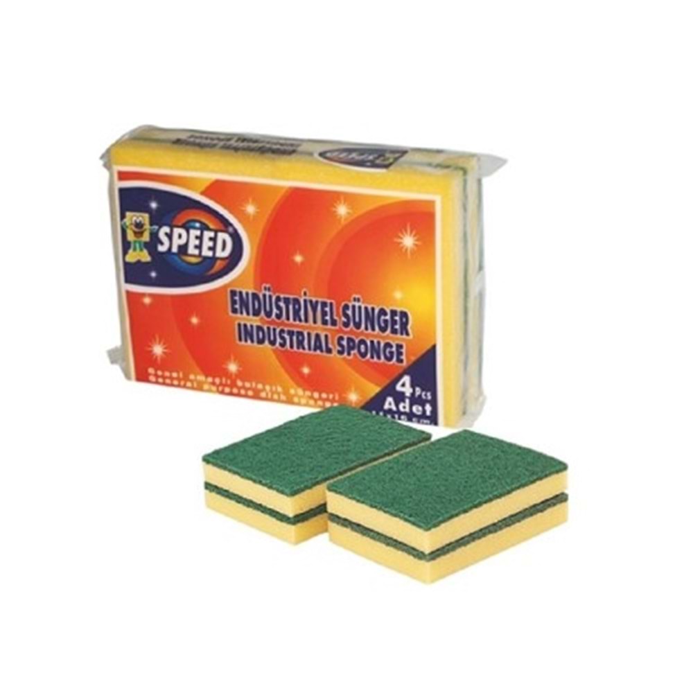 SPEED ENDÜSTRİYEL 4LÜ SÜNGER