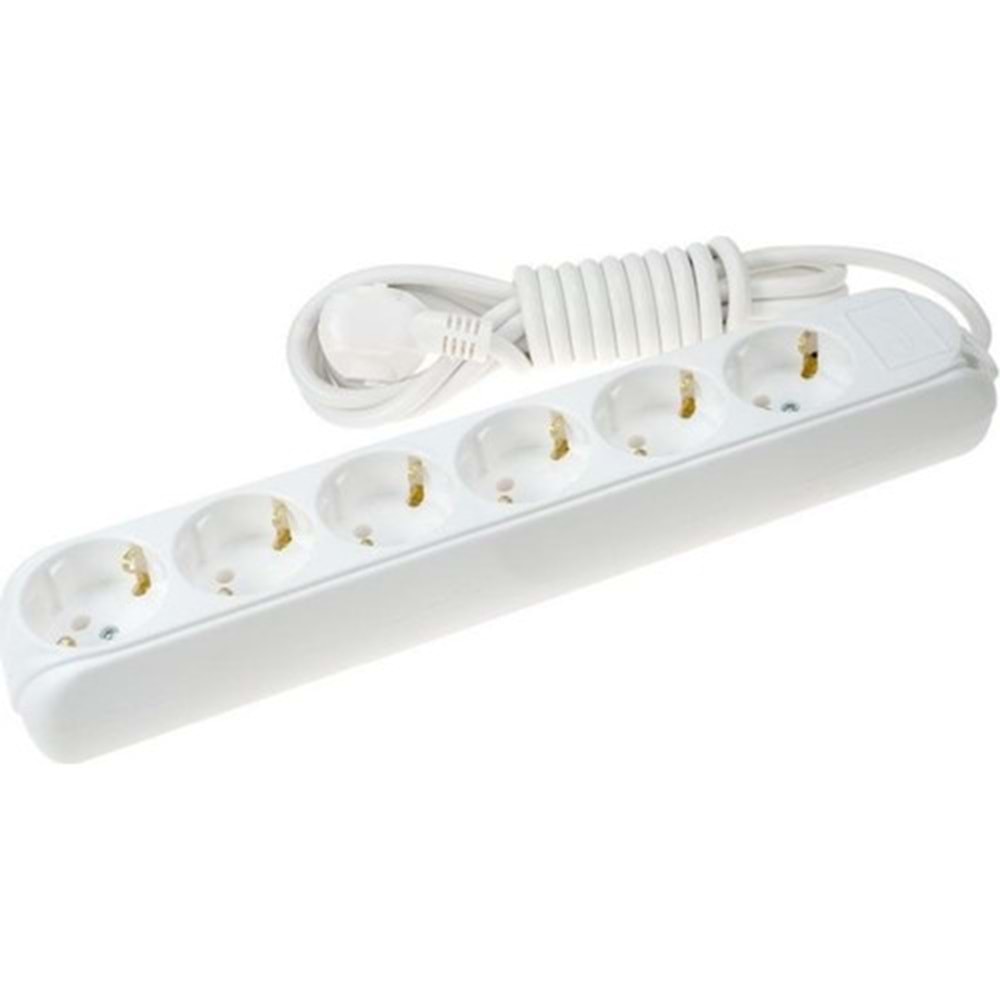 ALMERA UZATMA 6LI TOPRAKLI PRİZ 2MT