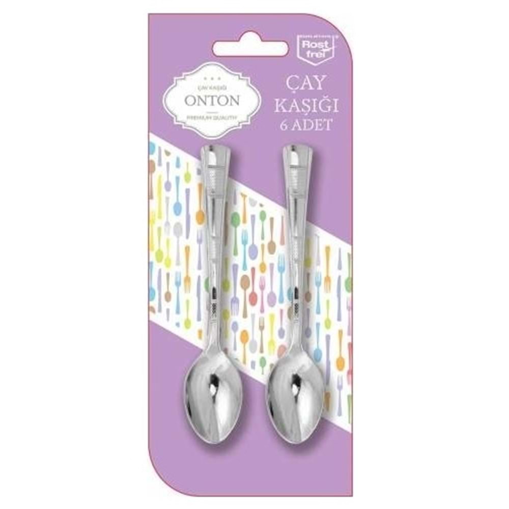 ONTON 6LI ÇAY KAŞIĞI BX12
