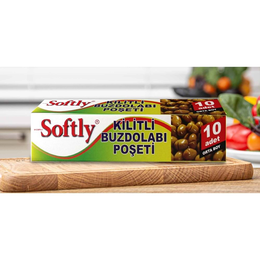 SOFTLY ORTA KİLİTLİ BUZDOLABI POŞETİ KL100