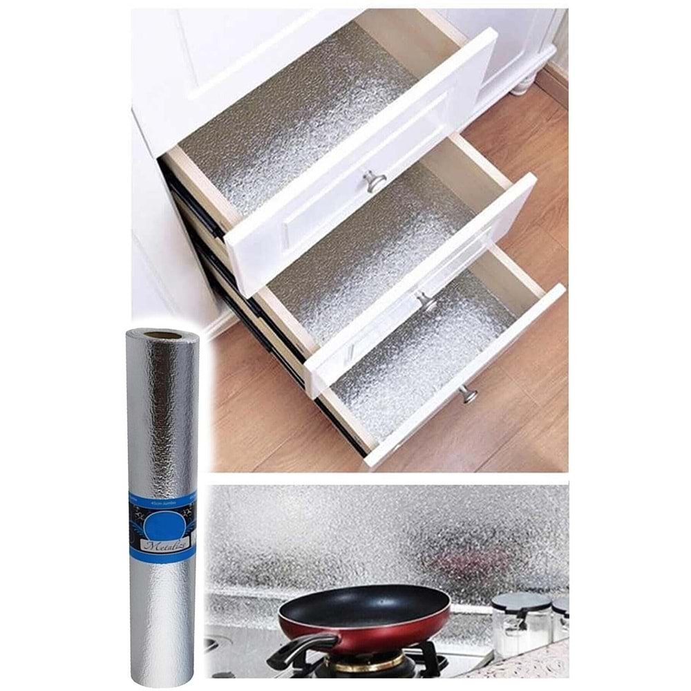 DELUX 45X3M ÇOK AMAÇLI METALİZE RAF ÖRTÜSÜ BÜYÜK BOY