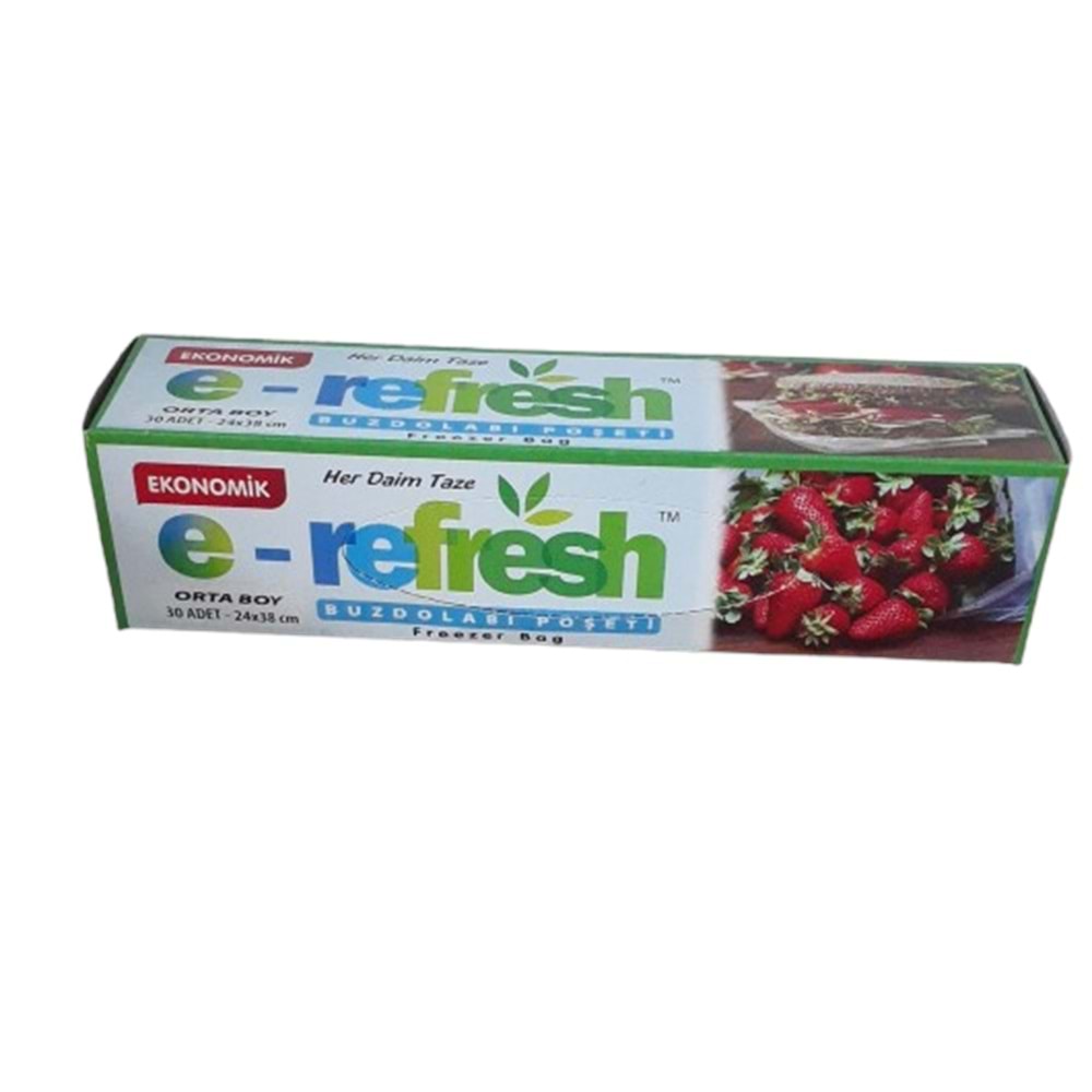 FRESH ORTA BOY DÜZ BUZDOLABI POŞETİ KL50