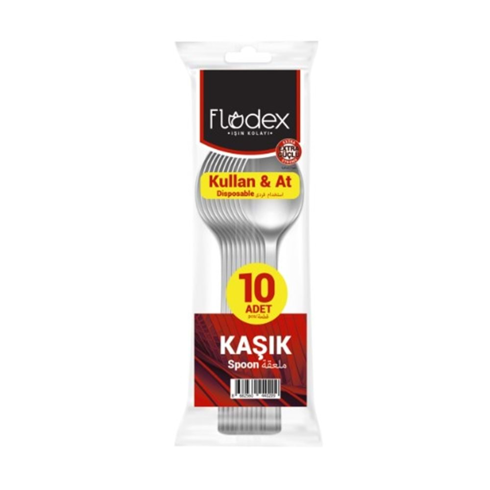 FLODEX 10LU PLASTİK KAŞIK