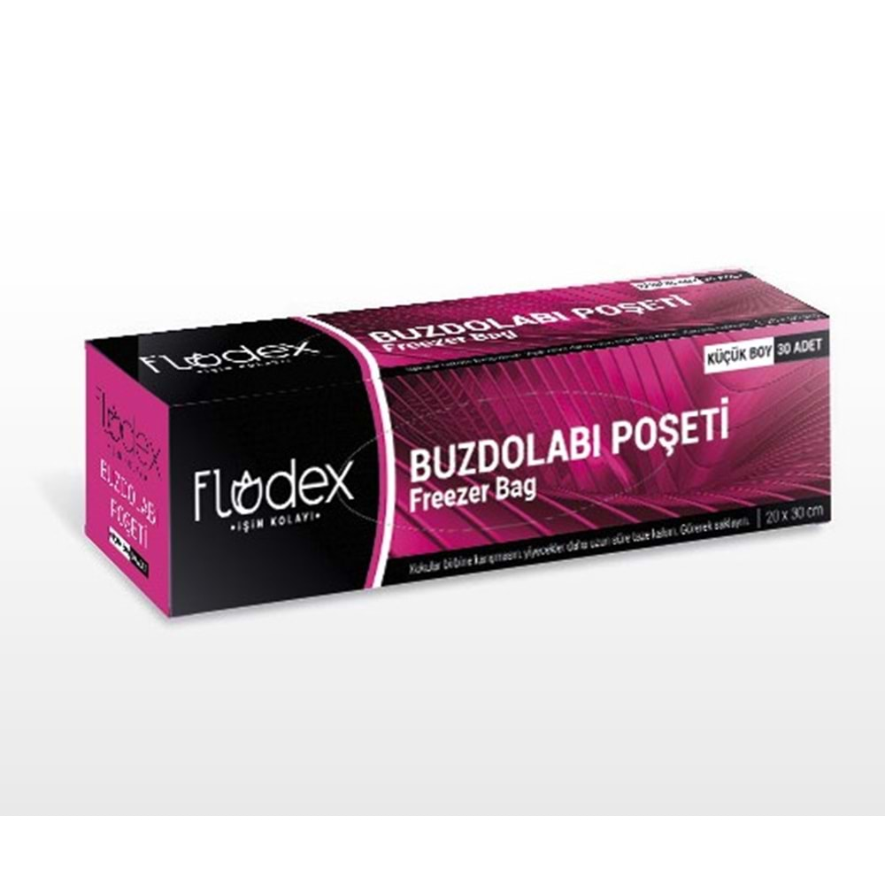 FLODEX KÜÇÜK BOY BUZDOLABI POŞETİ 30 ADET