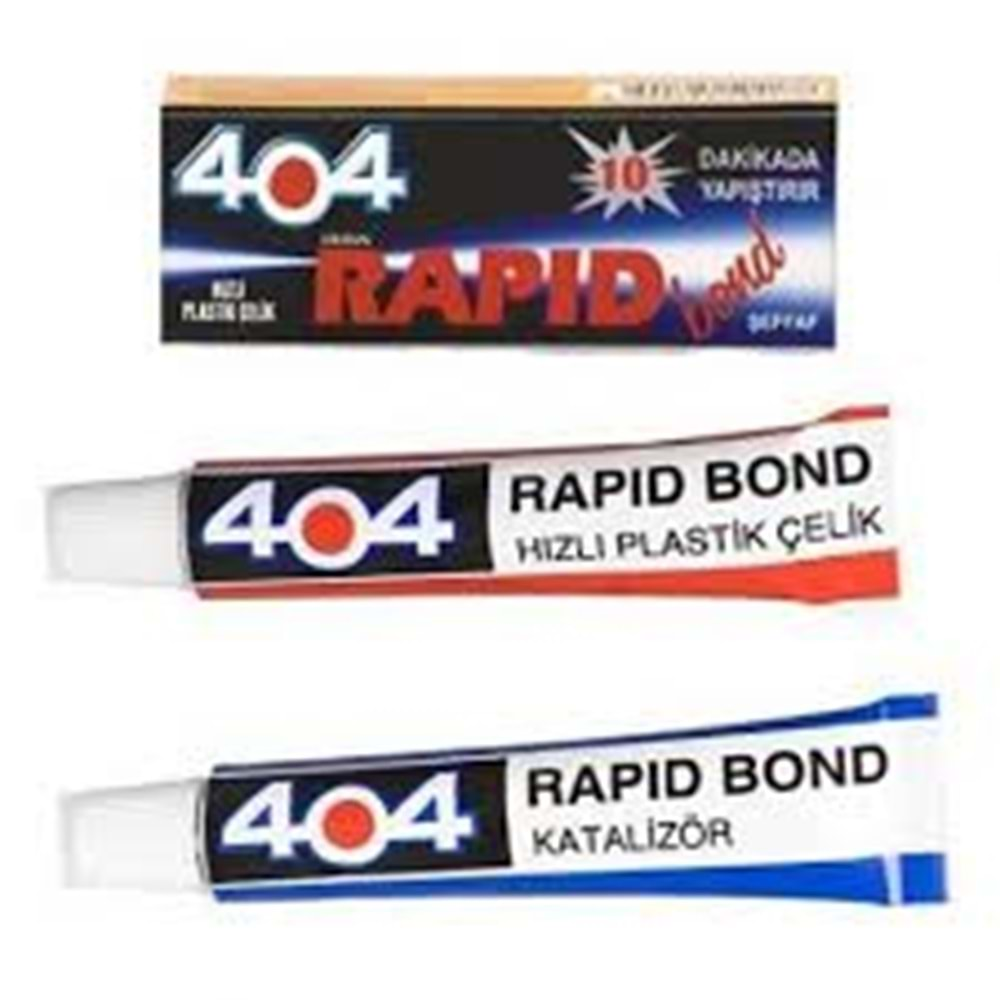 RAPID BOND 404 HIZLI PLASTİK VE ÇELİK YAPIŞTIRICISI