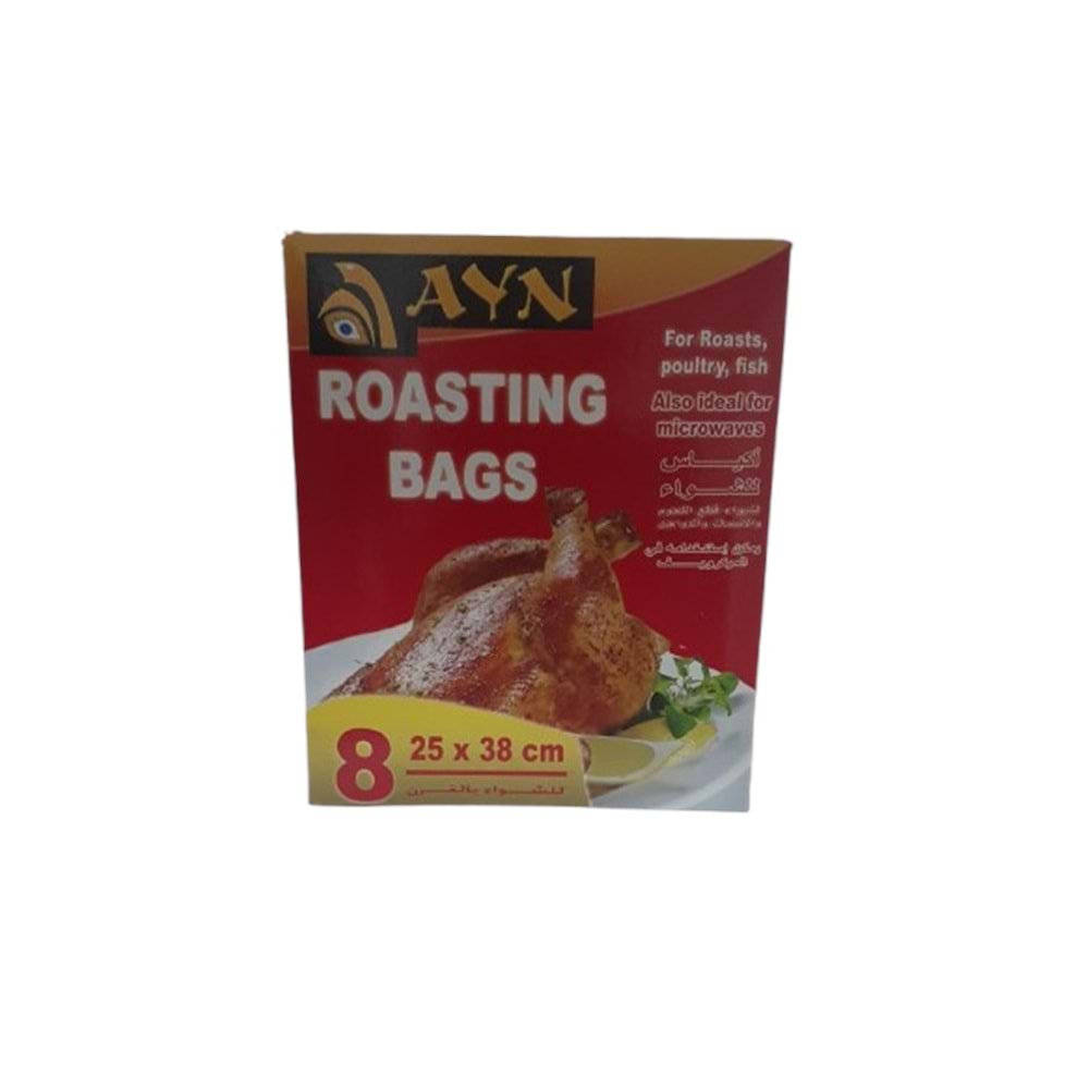 AYN 8Lİ YANMAZ FIRIN TORBASI 25*38 BX24