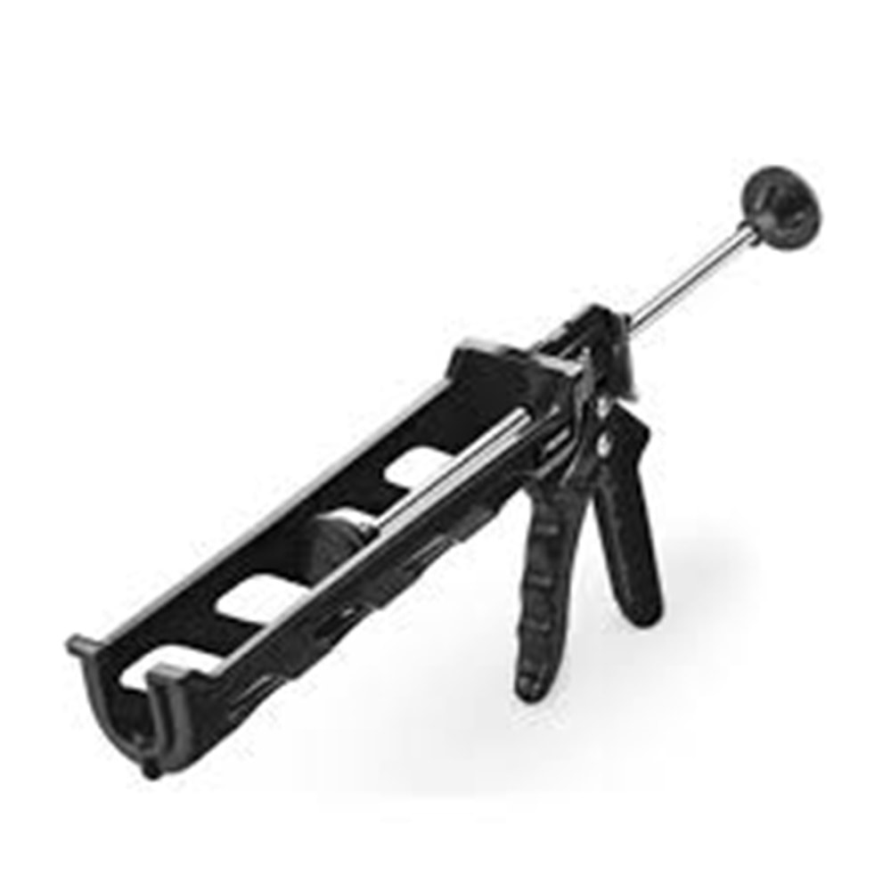 KERVAN PLASTİK SİLİKON TABANCASI İNCE SİYAH