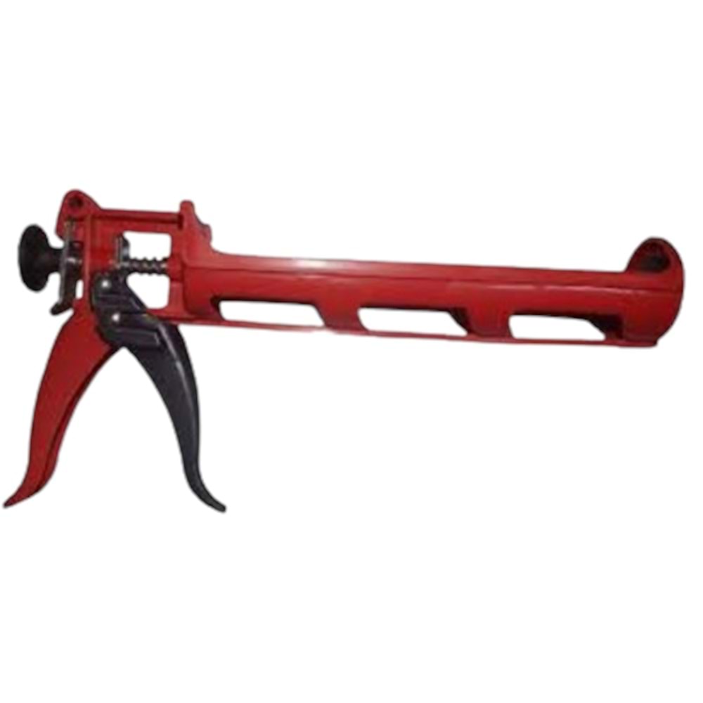 KERVAN PLASTİK SİLİKON TABANCASI KALIN KIRMIZI