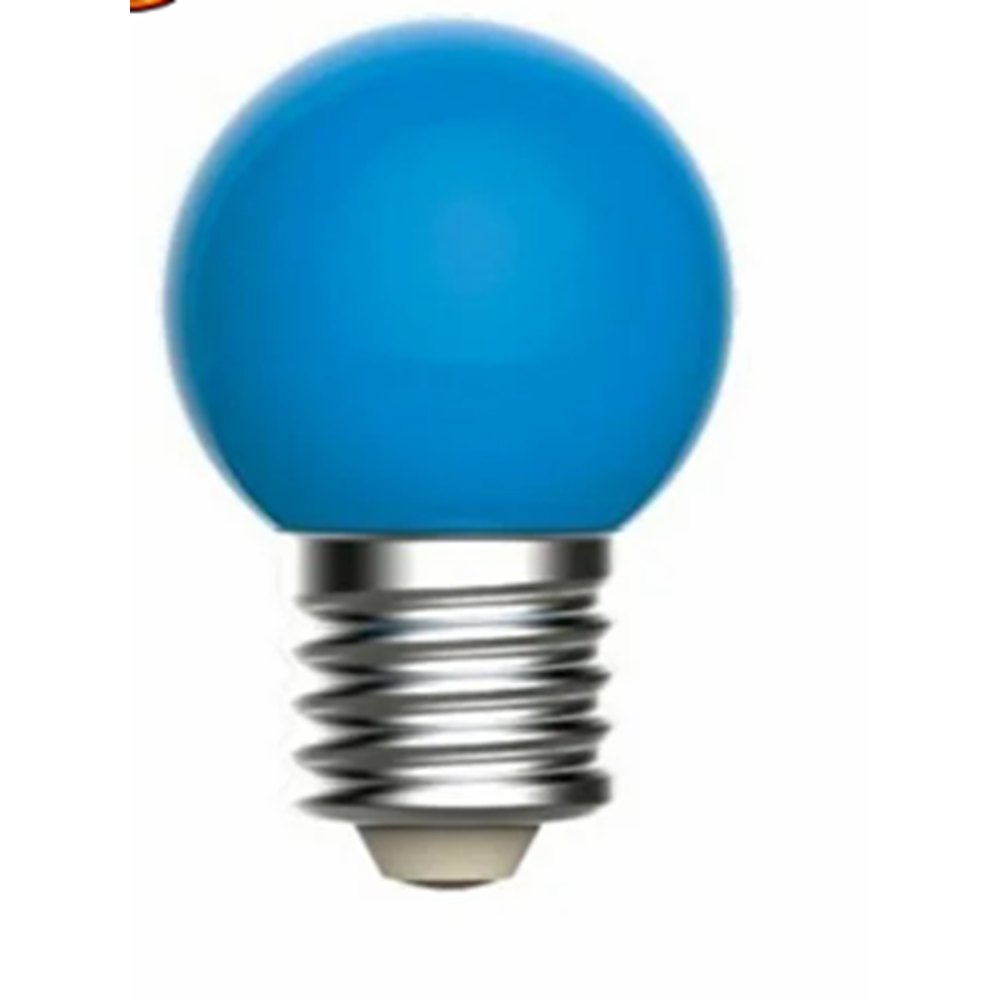 BONAS RENKLİ YUVARLAK GECE AMPULÜ MAVİ BX10