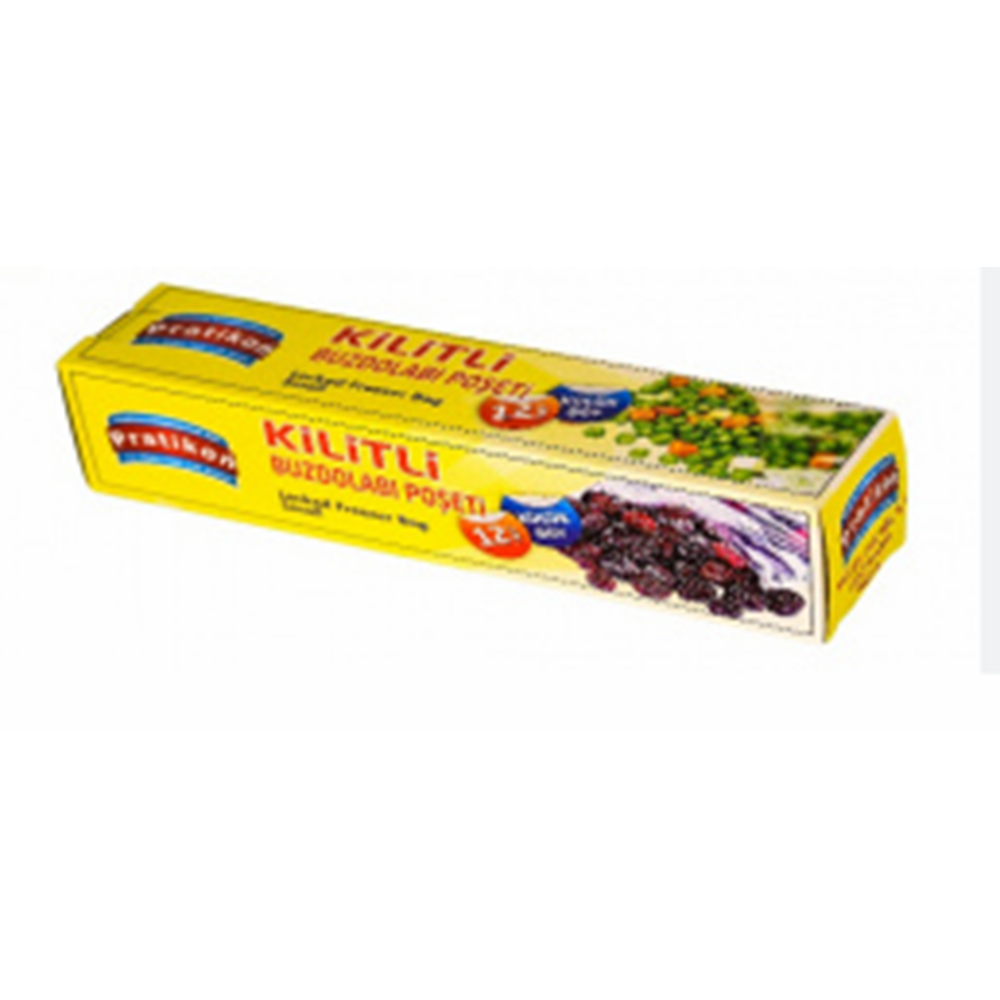 PRATİKON 12Lİ KİLİTLİ KÜÇÜK BOY BUZDOLABI POŞETİ KL100