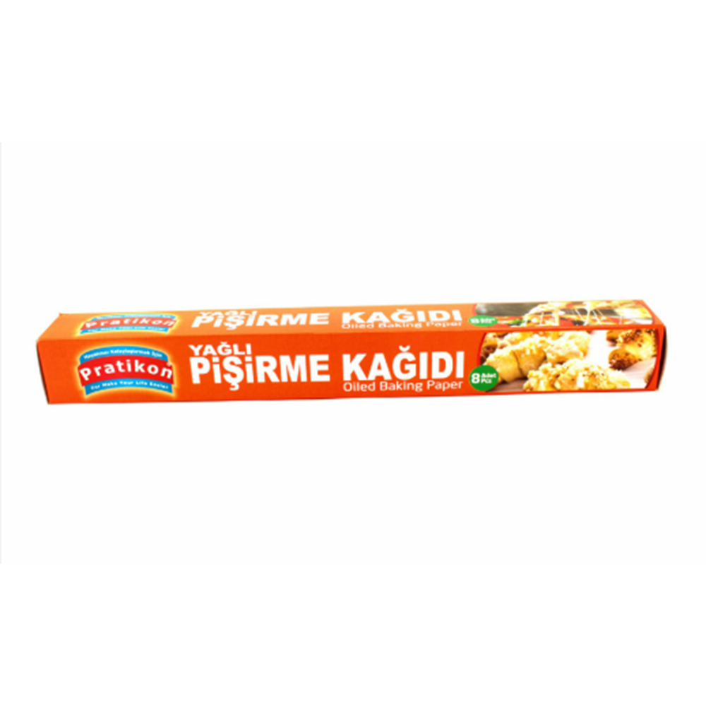 PRATİKON HAZIR KESİLMİŞ PİŞİRME KAĞIDI 8Lİ KL72