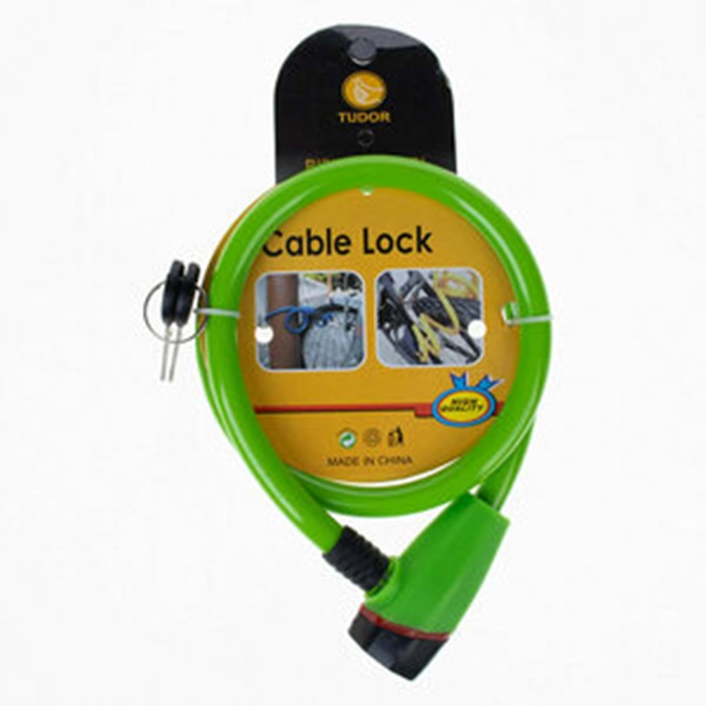 TUDOR BİSİKLET KİLİDİ 12MMX80CM