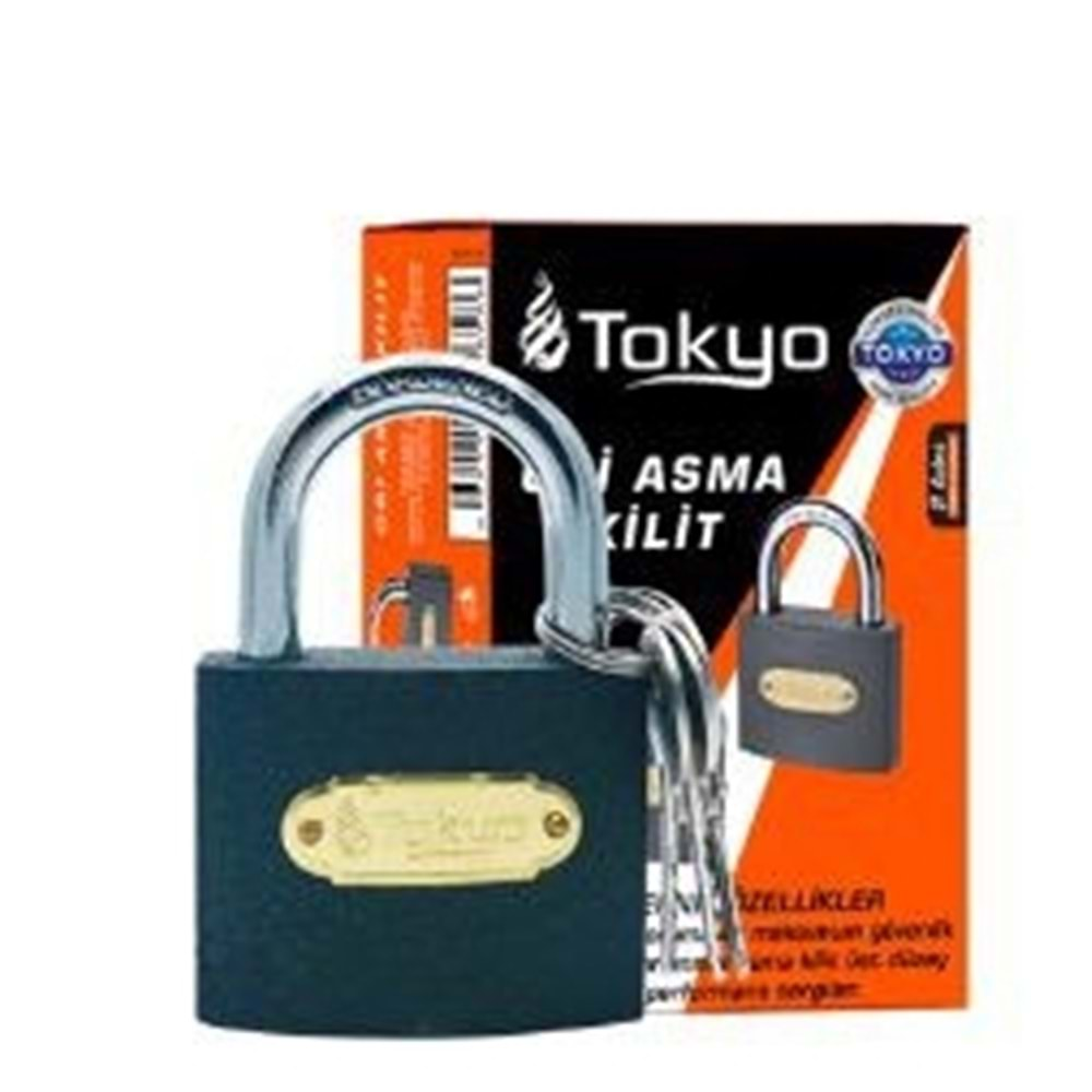 TOKYO ASMA KİLİT GRİ KISA 32MM