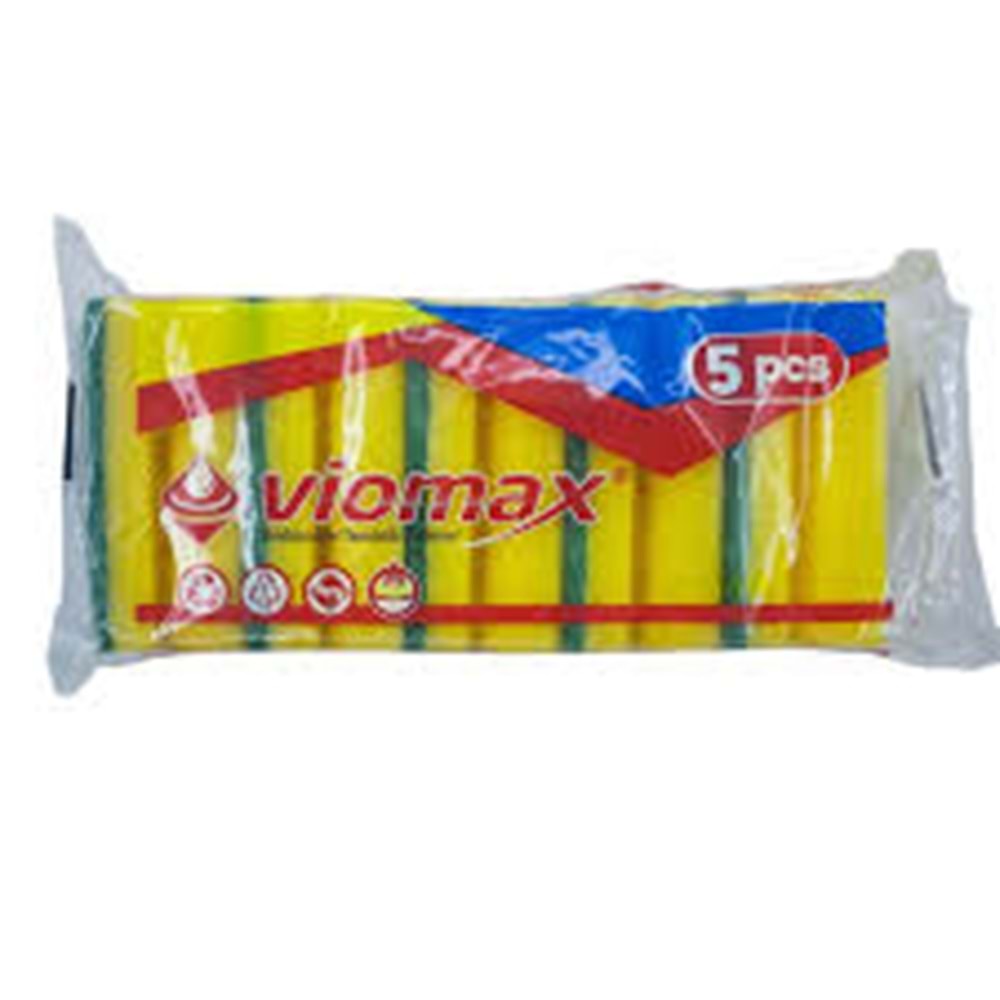 VİOMAX 5 Lİ BULAŞIK SÜNGERİ BX36