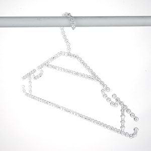 BONCUK ASKI KRİSTAL 6'LIBONCUK CRİSTAL CLOTHES HANGER 6 PCS