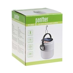 PANTHER SOLAR USB ŞARJLI KAMP LAMBASI KL100