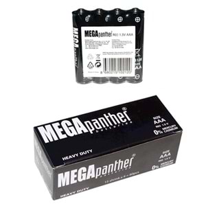 MEGA PANTHER R03 İNCE KUMANDA PİLİ 4LÜ BX15 KL300