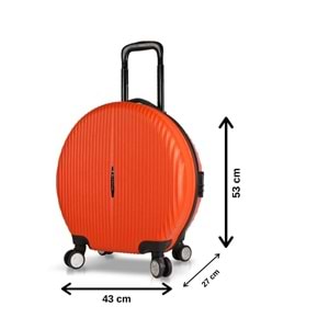 MY VALİCE VALİZ BUBBLE ABS YUVARLAK KARMA RENK