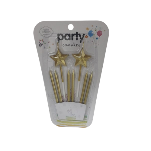 ONTON YILDIZLI PASTA MUMU BX12