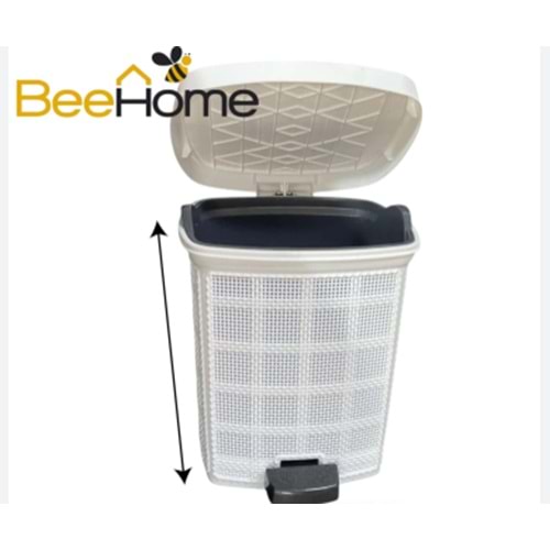 BEEHOME JUTE PEDALLI ÇÖP KOVASI 1NO