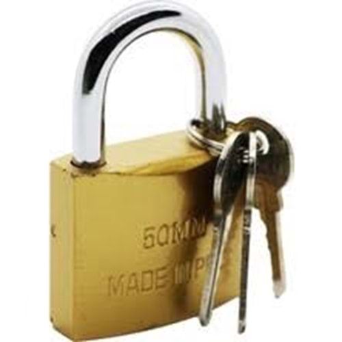 BULMAX ASMA KİLİT SARI KISA 50MM BX6