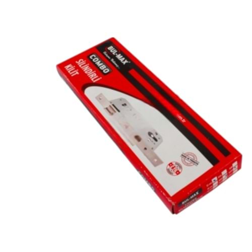BULMAX COMBO 35MM NİKEL KARE SİLİNDİR KİLİT