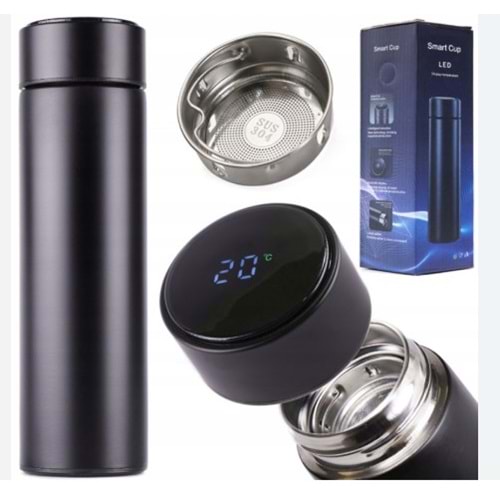 CROW PASLANMAZ ÇELİK ELEKTRONİK DERECELİ TERMOS 500ML