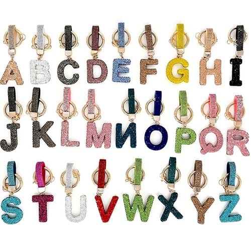 ANAHTARLIK HARF RENKLİ