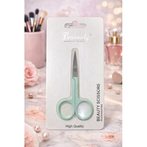 PLASTİK SAPLI BIYIK MAKASI