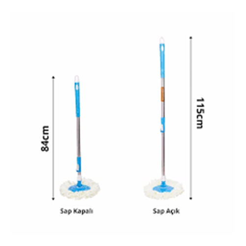 SAPLI DÖDERLİ MOP YEDEĞİ SET